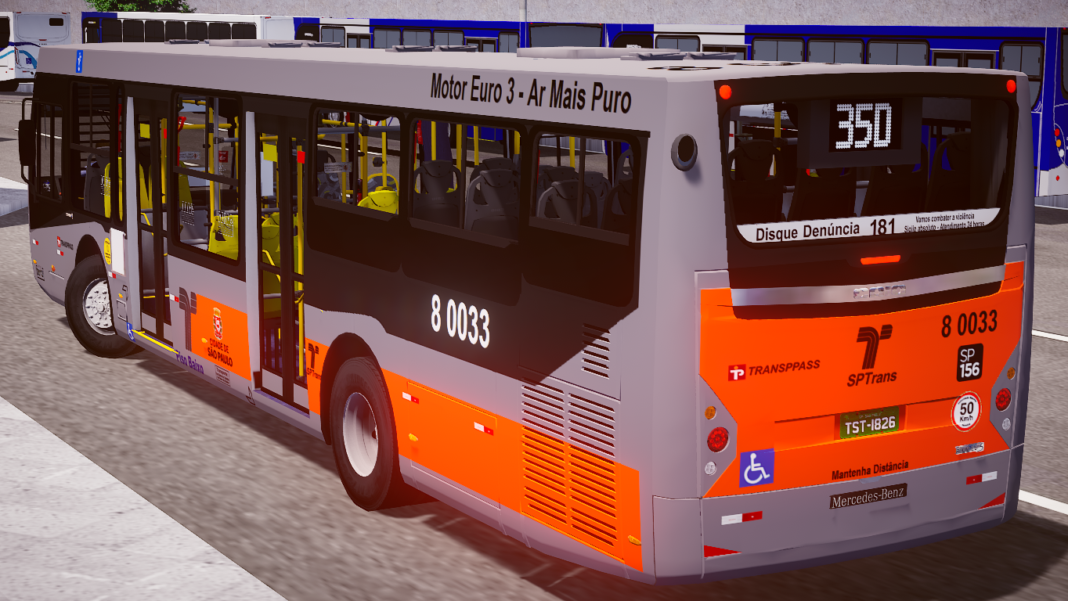 Skin Da Transppass Transportes Sp Para O Caio Millennium Iii Mb O Ua