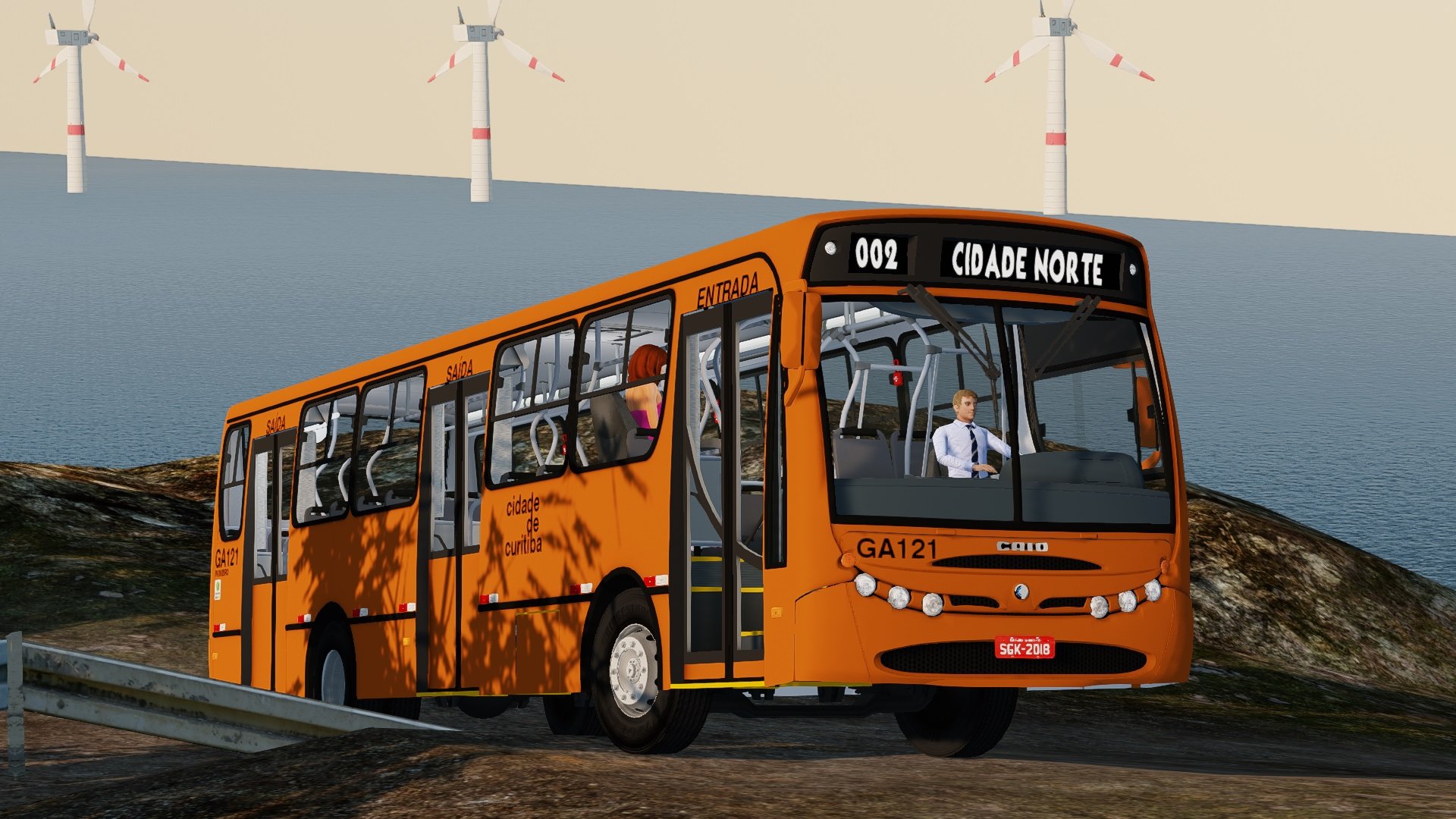 apresentação do caio apache vip 1 articulado do kbs (kawaii bus simulator)  