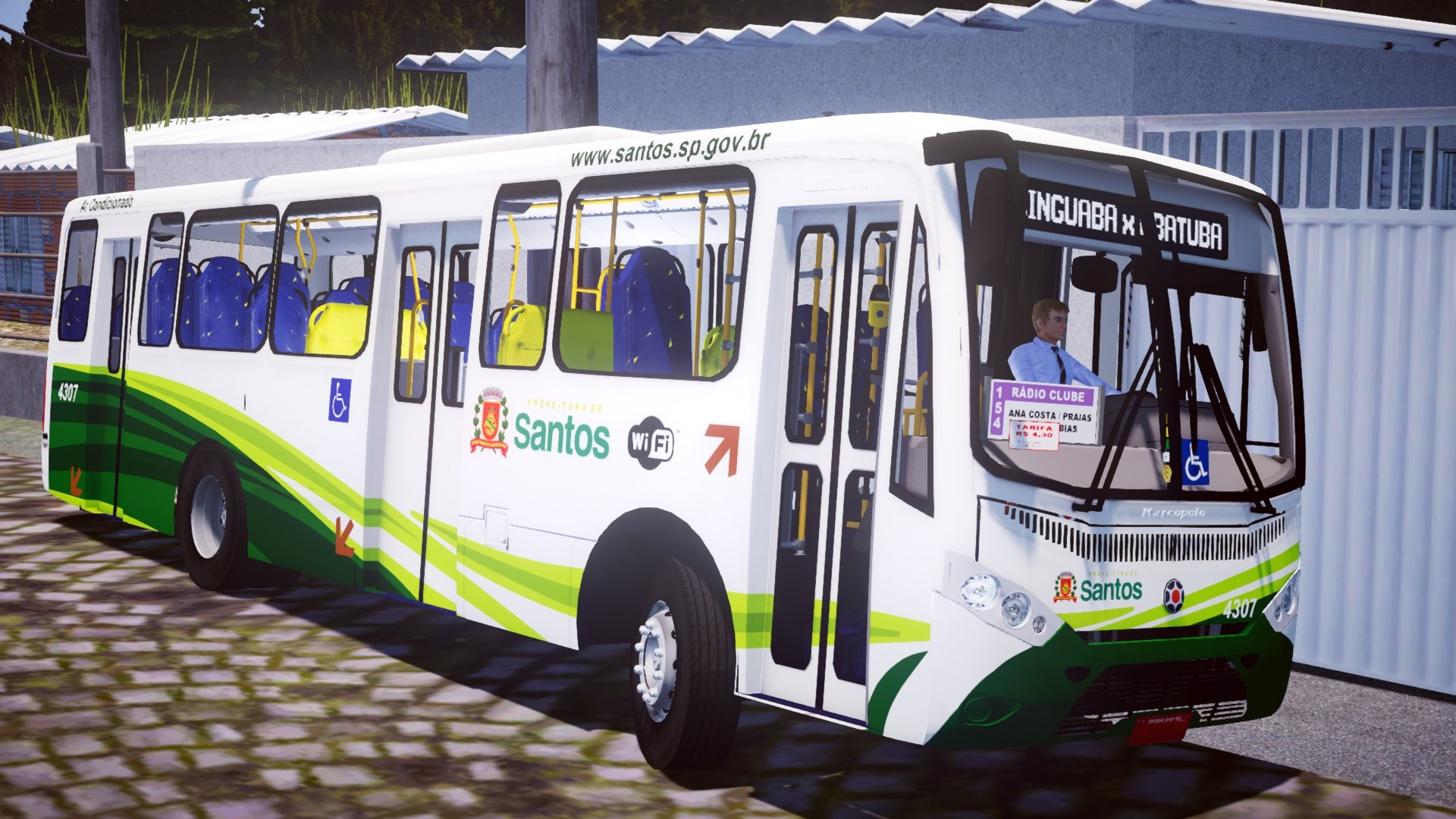 🟡proton bus simulator - ônibus velho na rota! mb of-1519! + skin 