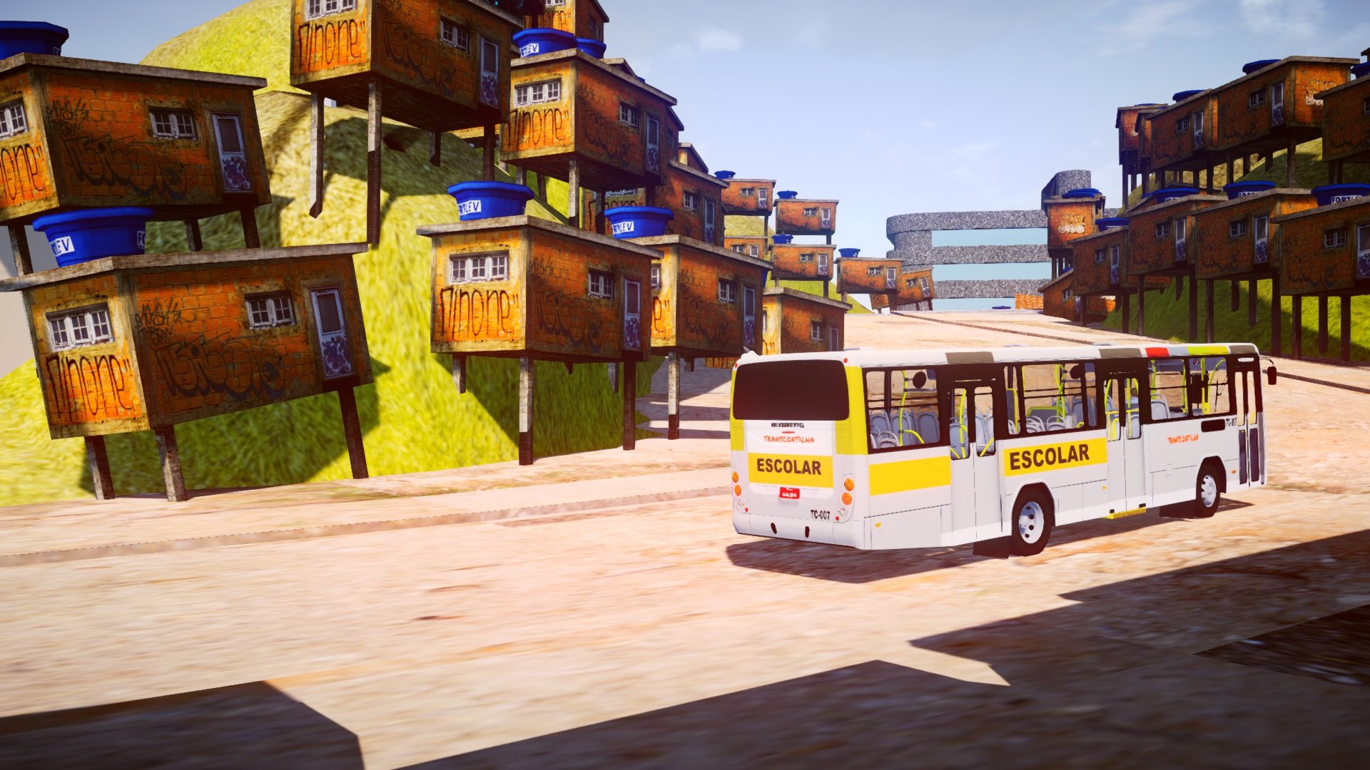 Proton Bus Simulator Urbano na Favela !!!