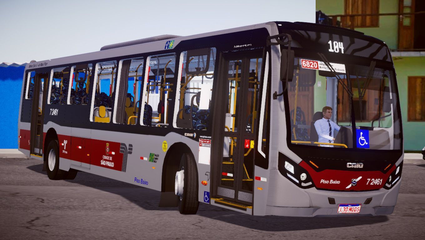 Volvo Bus B290R Mod Bus Drive - Proton Bus Simulator 