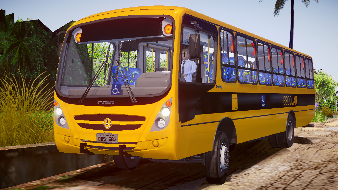 Caio Foz Super Escolar MB OF-1418 - Fase 2 Proton Bus - Lukas Gameplays