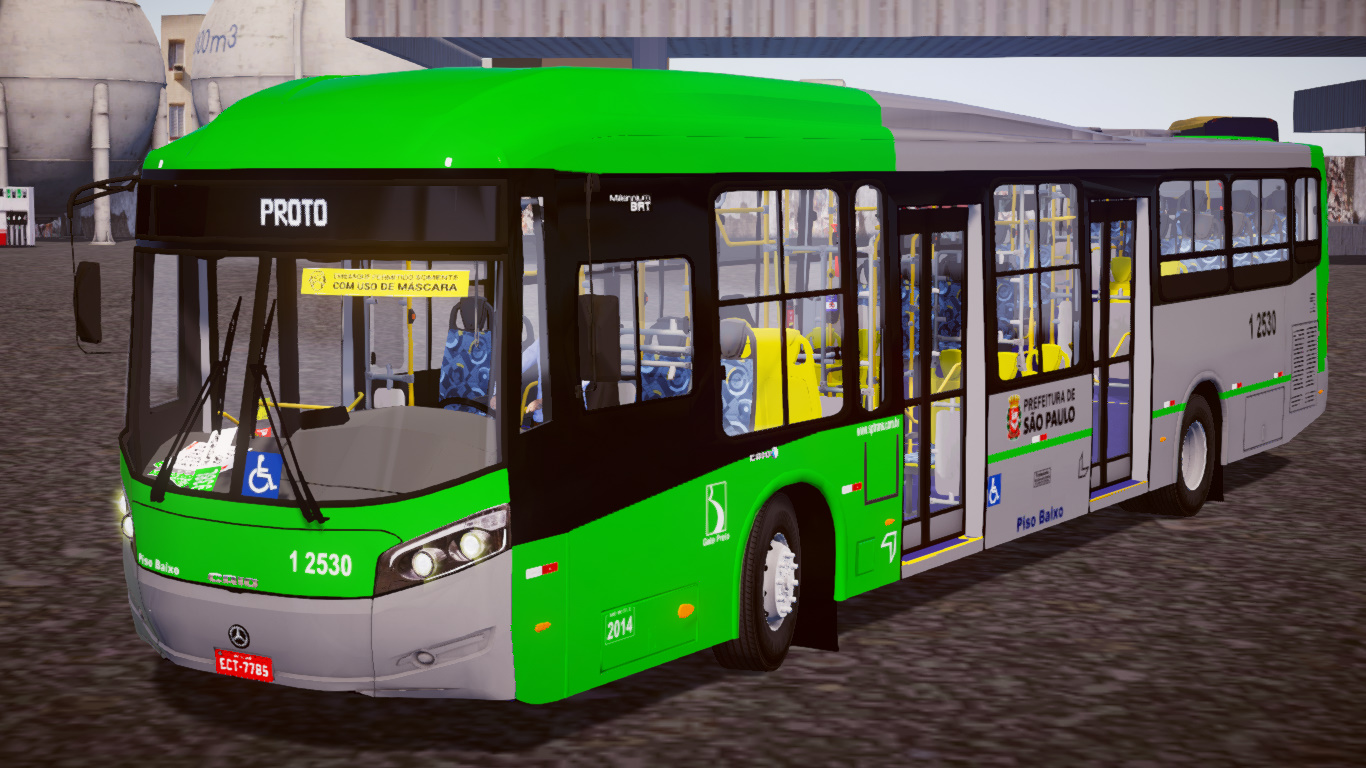 Proton Bus Simulator - Caio Millennium V Articulated Mod! 