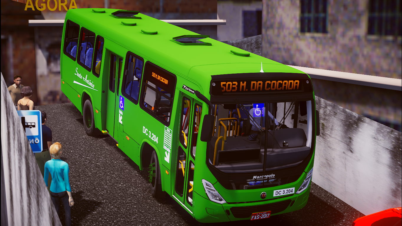 Proton Bus Simulator - Marcopolo New Torino 2014 MB OF-1519