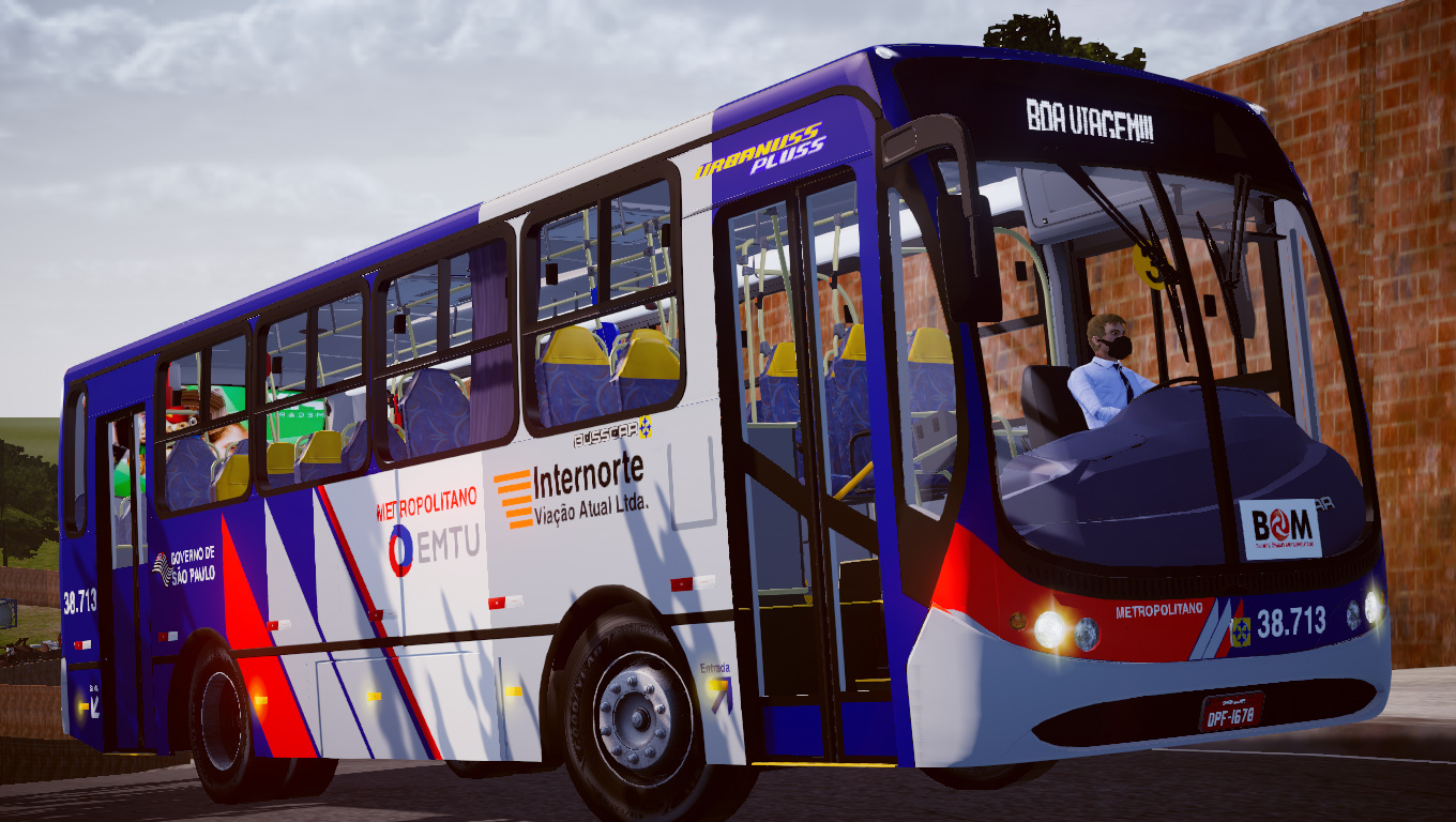 Mod  Walkbus Special Midi MB OF-1418 Euro III padrão SPTrans/SP (Fase 2) -  Explozão Gamer