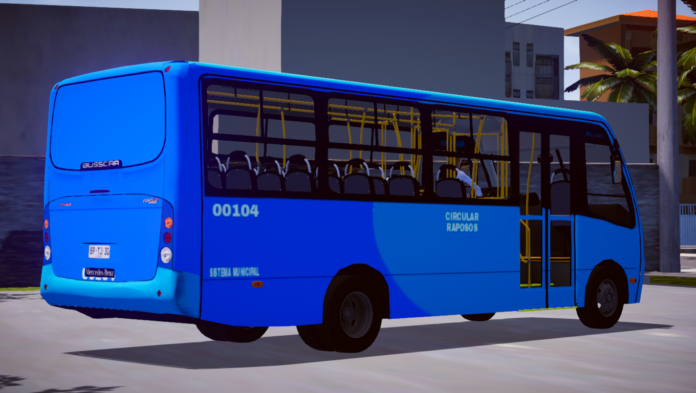 Busscar Micruss 1999 MB LO-914 para o Proton Bus Simulator/Road