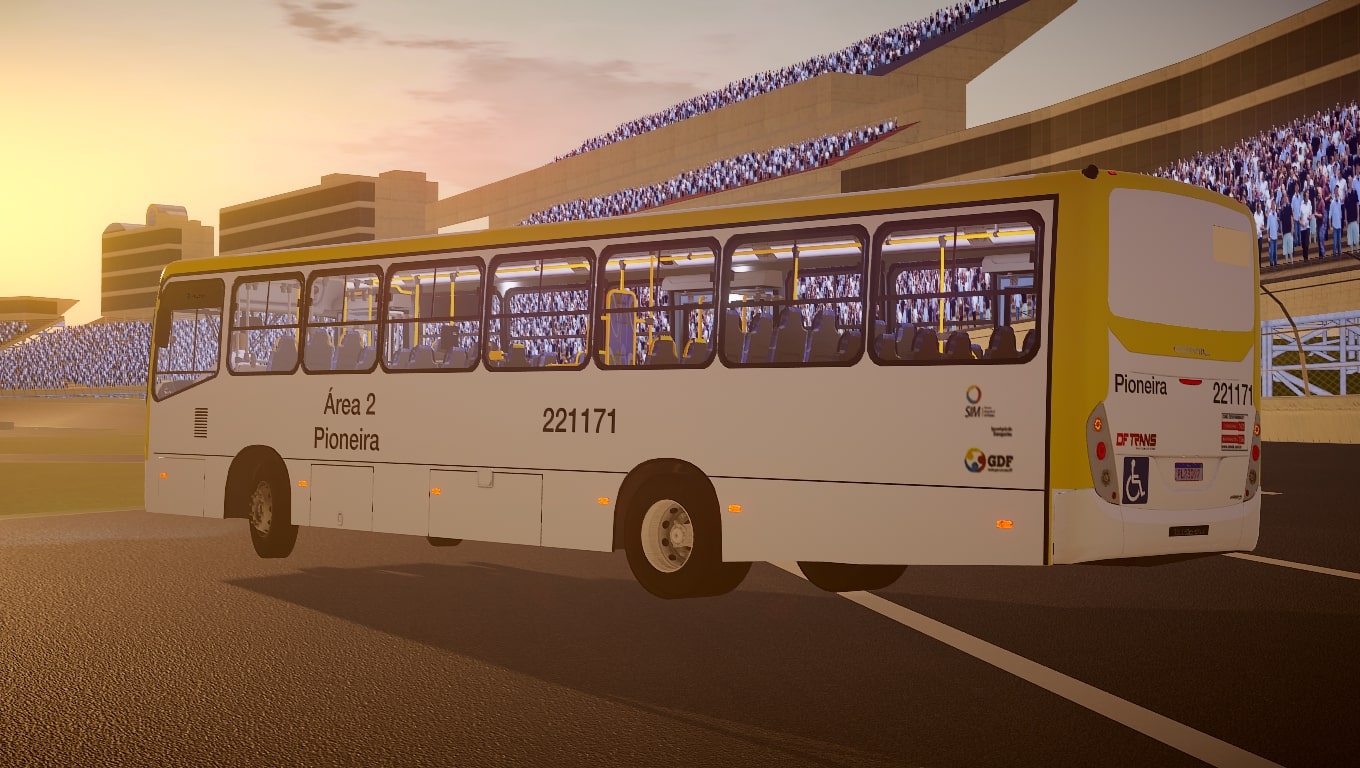Mod  Comil Svelto 2008 MB OF-1418 Euro III padrão Cidade das Hortências  (fase2) - Proton Bus Simulator - Explozão Gamer