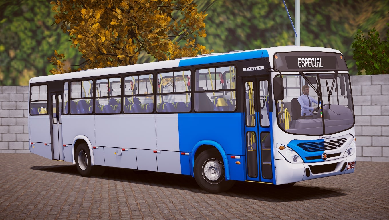 Marcopolo Senior Midi Escolar MB OF-1418 - Proton Bus Mods 