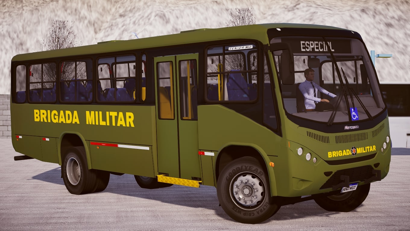 Marcopolo Senior Midi Escolar MB OF-1418 - Proton Bus Mods 