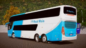 Skins World Bus Driving Simulator: COMIL CAMPIONE INVICTUS DD - VIAÇÃO REAL  MAIA